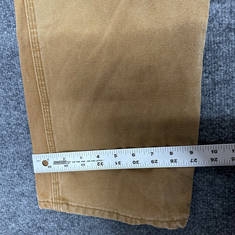 Dickies Carpenter Pants Mens Size 34x34 Brown Duck Canvas Relaxed Workwear - Picture 4 of 9